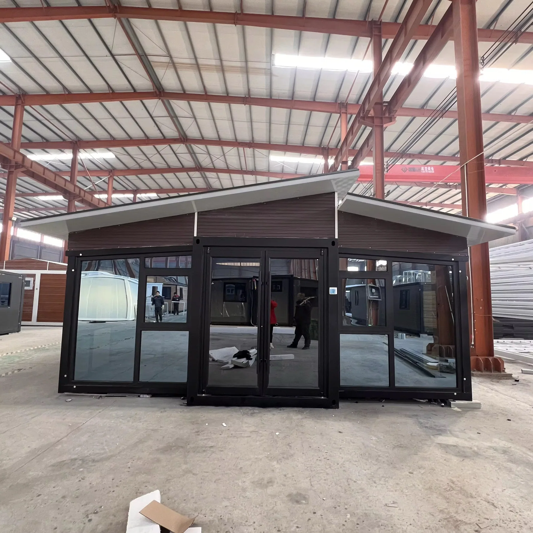 Toit 2 pentes décalé